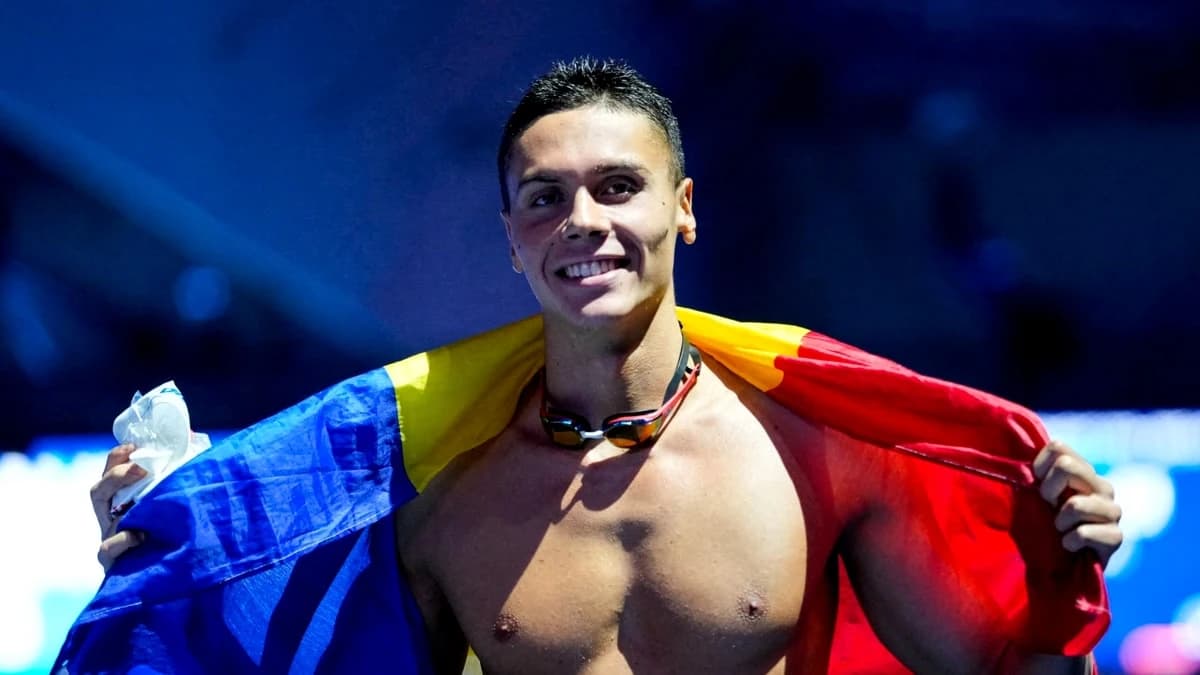 David Popovici va concura în trei probe la trofeul ”Sette Colli” de la Roma. Când intră în bazin