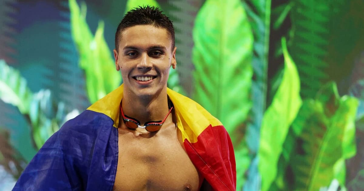 David Popovici, victorie clară în finala de 100 m liber! A stabilit cel mai bun timp din Europa în a