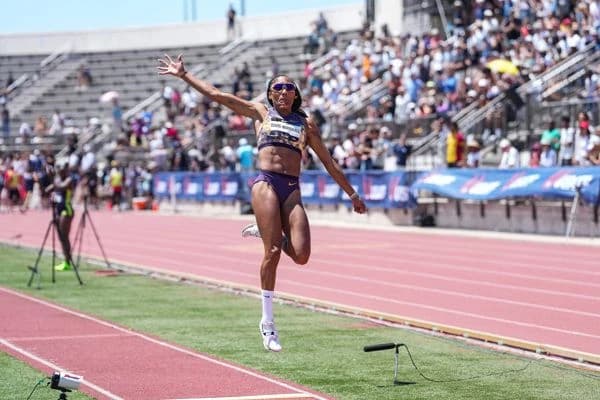 Davis-Woodhall leaps world-leading 7.20m in Los Angeles