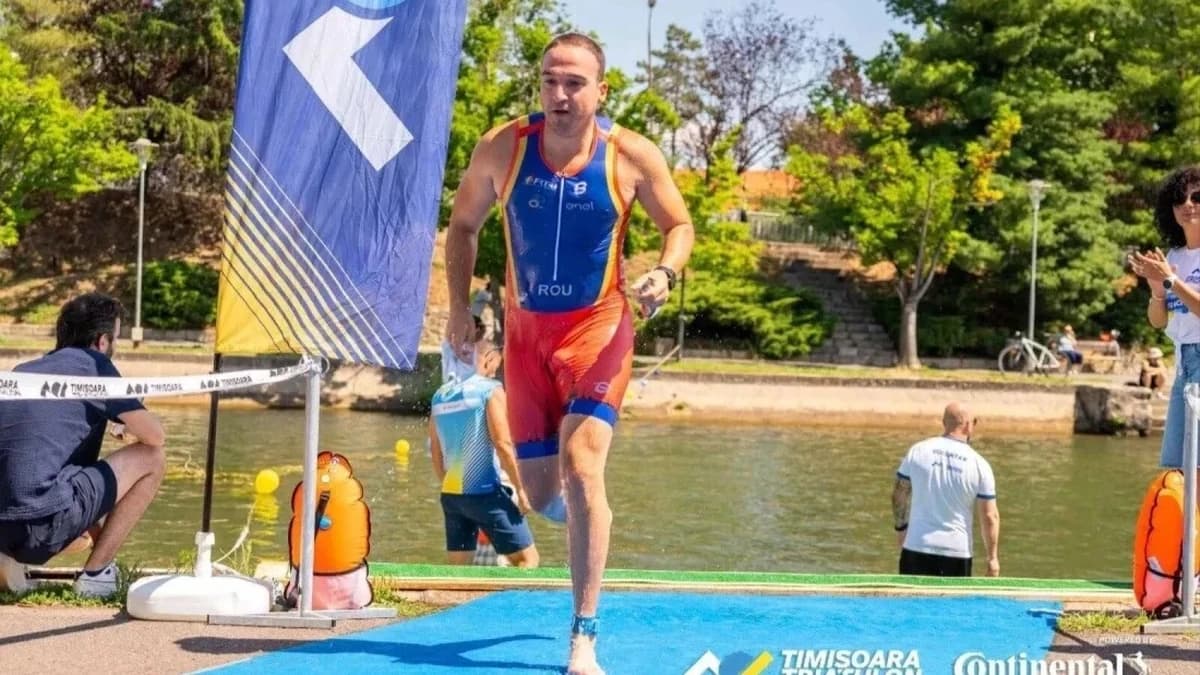 De la 105 kilograme, pe podiumul concursurilor de triatlon