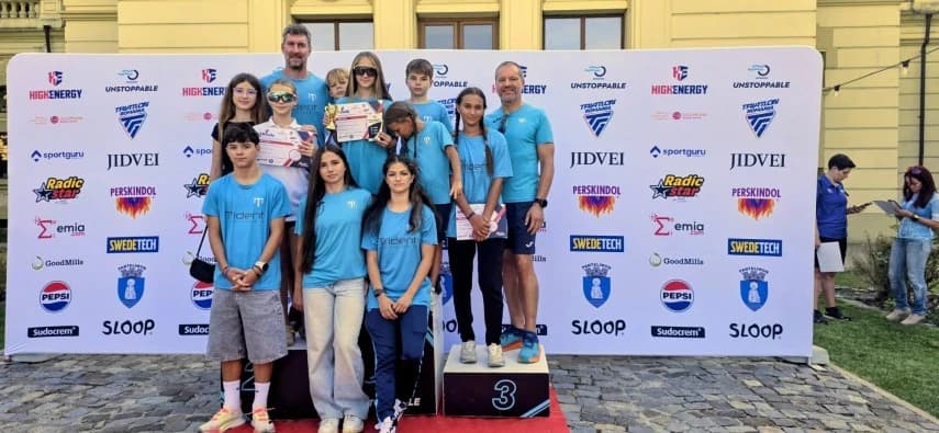 De la mic la mare, sportivii de la Trident Triathlon Team Constanța, pe podium la Unstoppable Triath