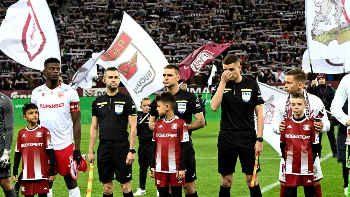 De la Rapid – CFR Cluj, direct în Europa! Ce meci arbitrează „talismanul” giuleștenilor și unde a fo