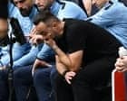 De Zerbi rips into Spurs players after Villa defeat: ‘Disappointed, sad and frustrated’