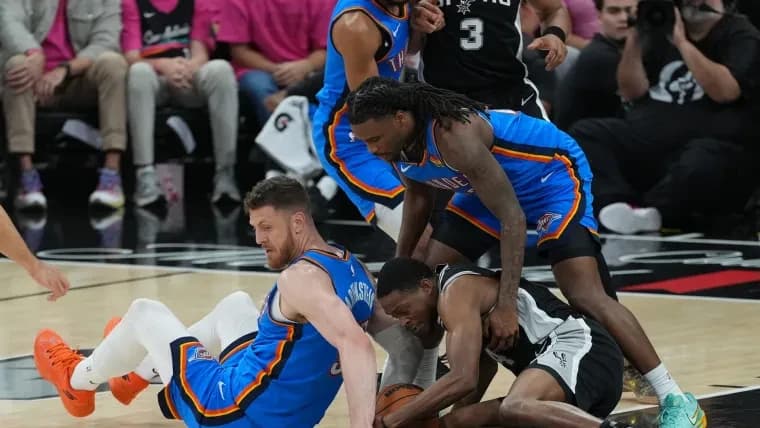 De'Aaron Fox injury update: Latest news on Spurs guard after re-injuring ankle in Game 3 vs. Thunder