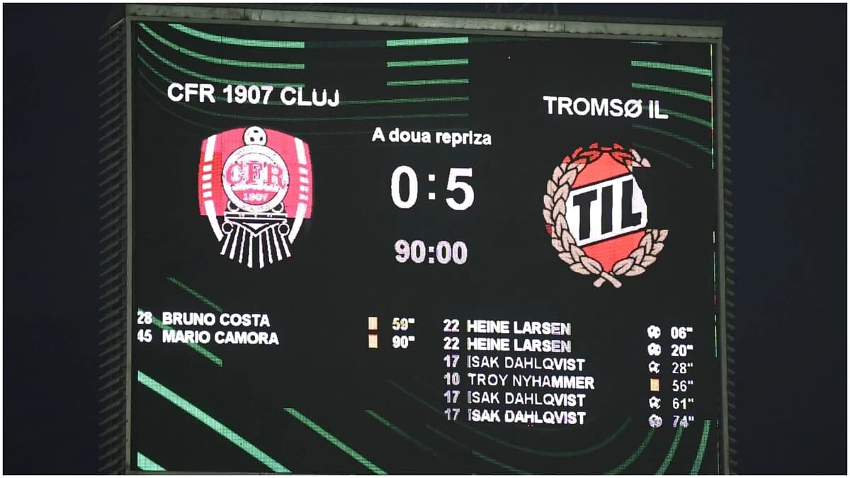 Decizie radicală după CFR Cluj – Tromso 0-5! Au renunțat la transmisiunea meciului retur