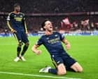 Declan Rice strikes late for Arsenal to deny Bayern Munich in blockbuster