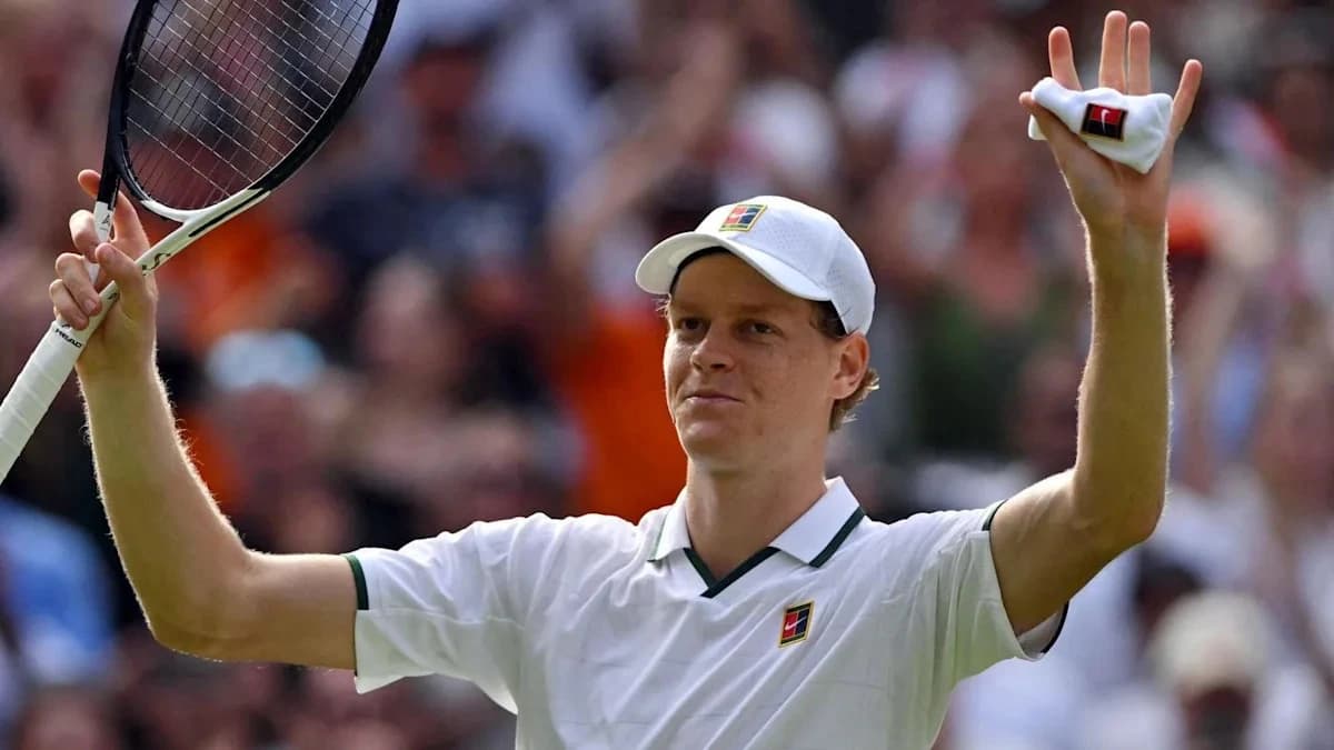 Defending champion Sinner survives five-set scare