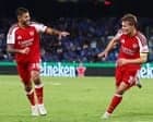 Ødegaard stuns Napoli as Arsenal make winning start in Champions League