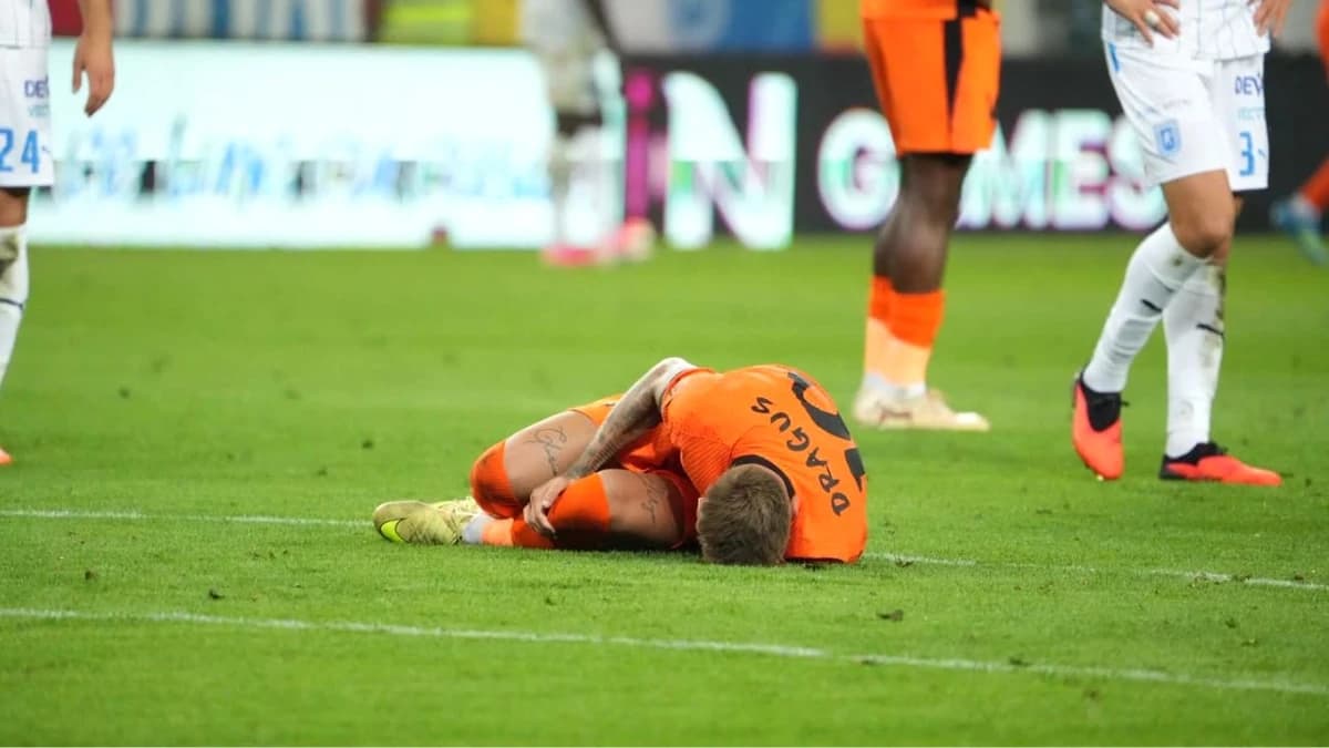 Denis Drăguș, lovitură pentru FCSB și naționala României! A părăsit terenul în lacrimi după ce s-a a