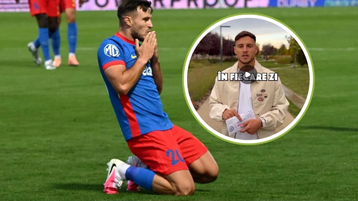 Dennis Politic, gest care l-ar face mândru chiar și pe Gigi Becali! Mesaj emoționant înainte de FCSB