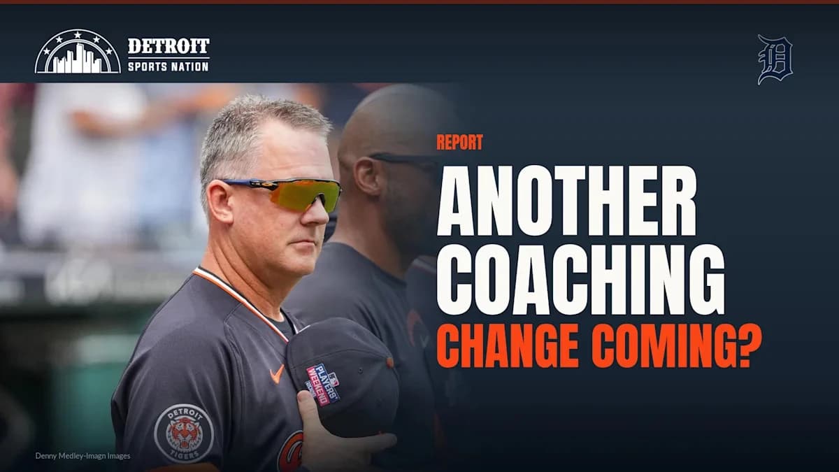 Detroit Tigers Could Make Another Coaching Staff Change After Disappointing Season