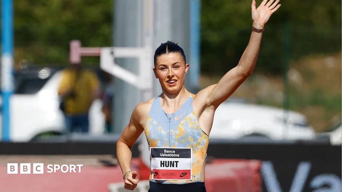 Diamond League Final 2026: Amy Hunt 'not afraid of anyone' after second-placed 100m finish