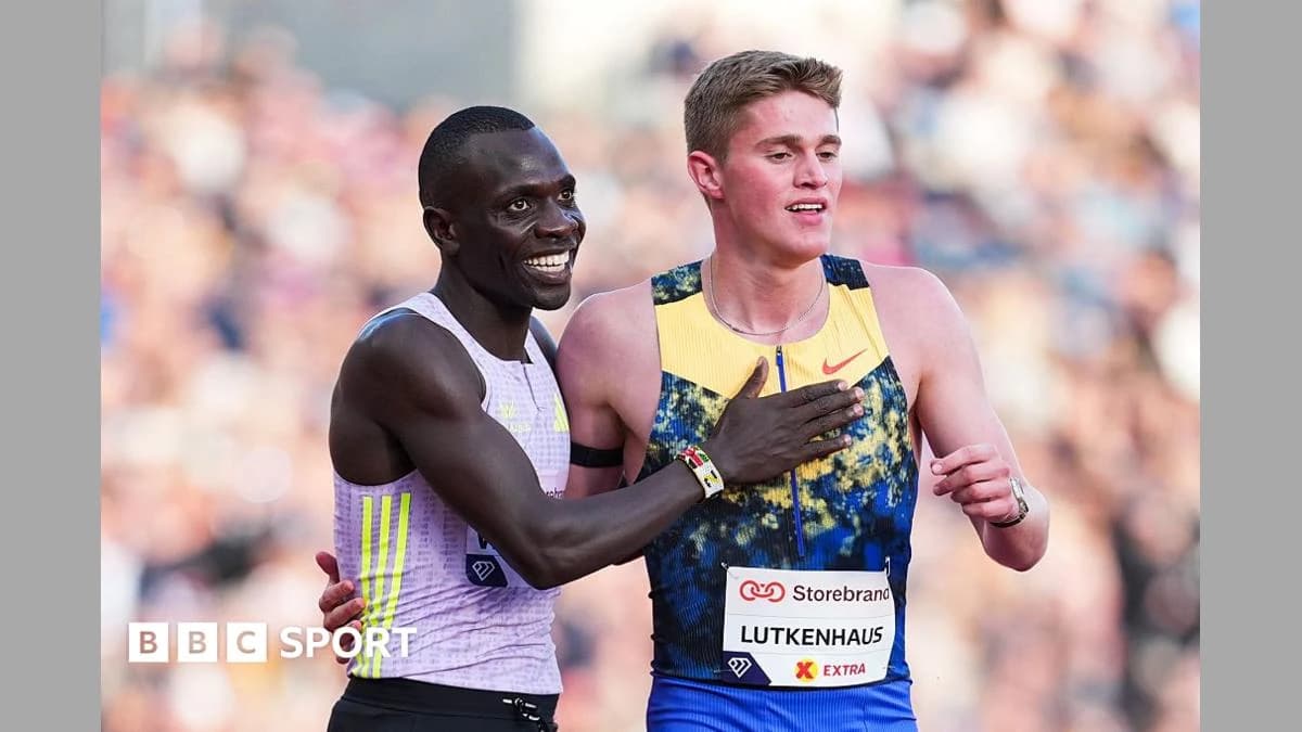 Diamond League Oslo: Teenager Cooper Lutkenhaus stuns Olympic champion Emmanuel Wanyonyi in 800m