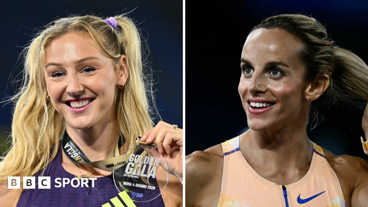Diamond League Rome: Great Britain's Molly Caudery and Georgia Hunter Bell win in pole vault and 150
