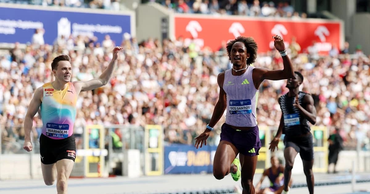 Diamond League Silesia 2026: Alison Dos Santos claims another win against Karsten Warholm