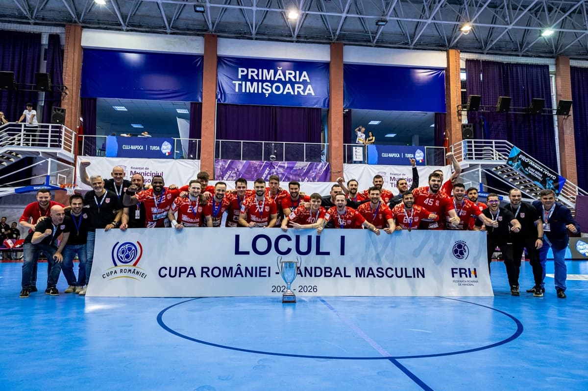 Dinamo a rămas cu Cupa României la handbal masculin