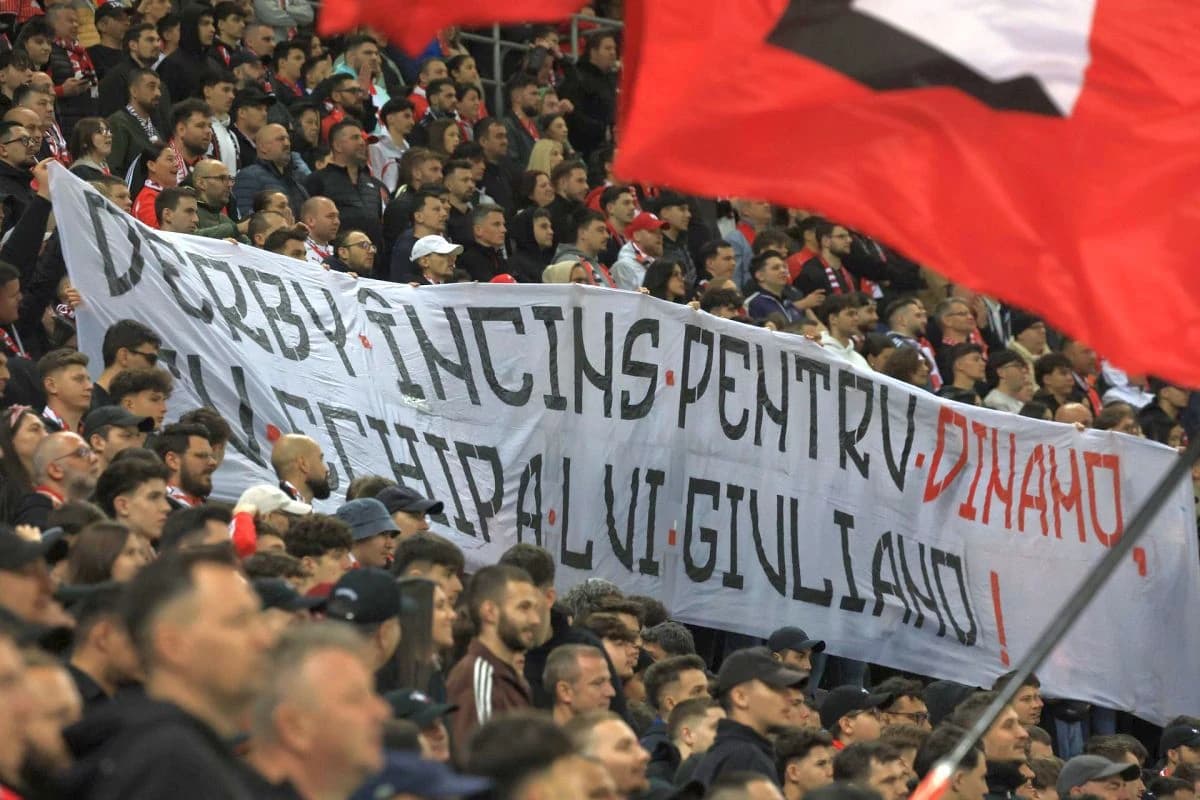 Dinamo a scăpat ieftin! Iată pedeapsa primită de „câini”, după derapajele rasiste de la derby-ul cu