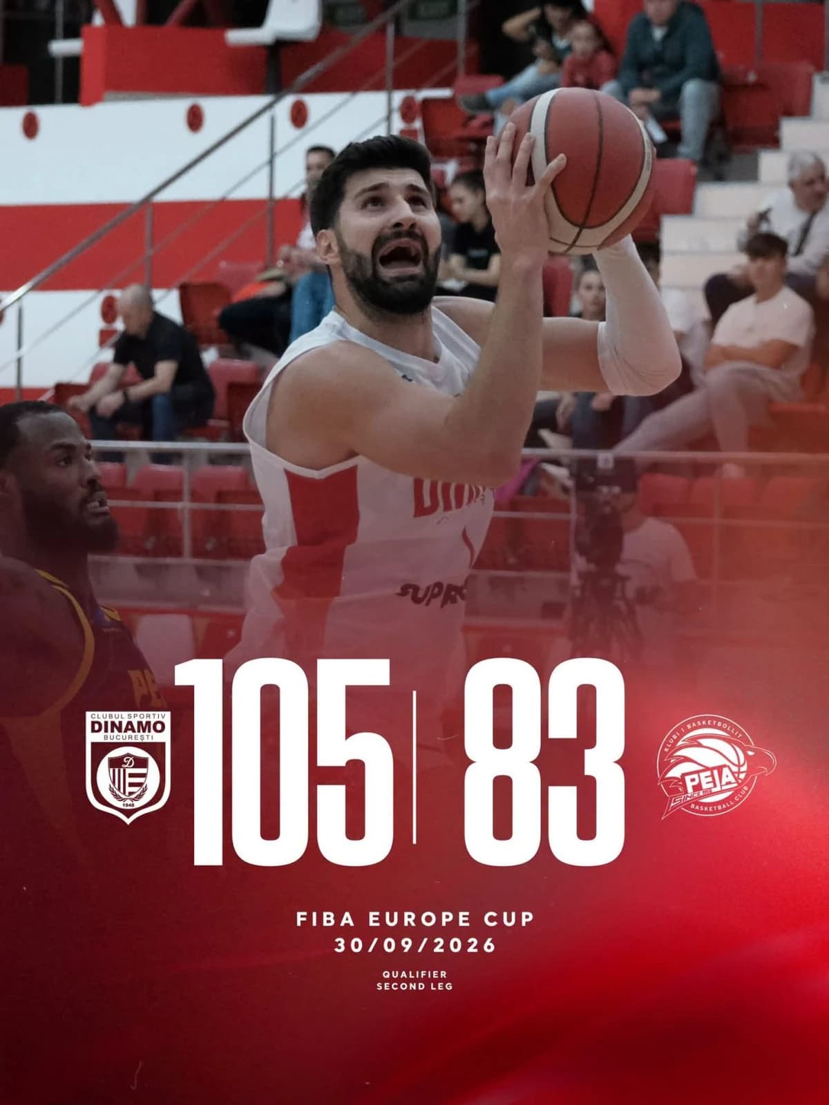 Dinamo Bucureşti s-a calificat fără probleme în grupele competiţiei de baschet masculin FIBA Europe