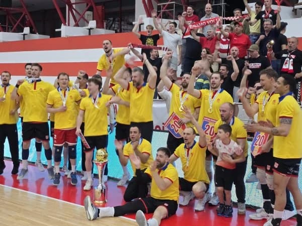 Dinamo Bucureşti titlul 20 la volei masculin