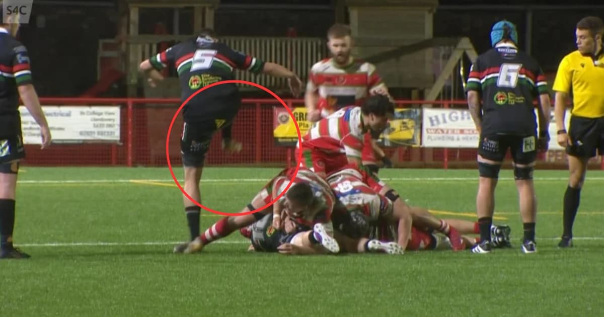 "Disgusting" โ Rugby fans demand lengthy ban after horrific stamp in Wales