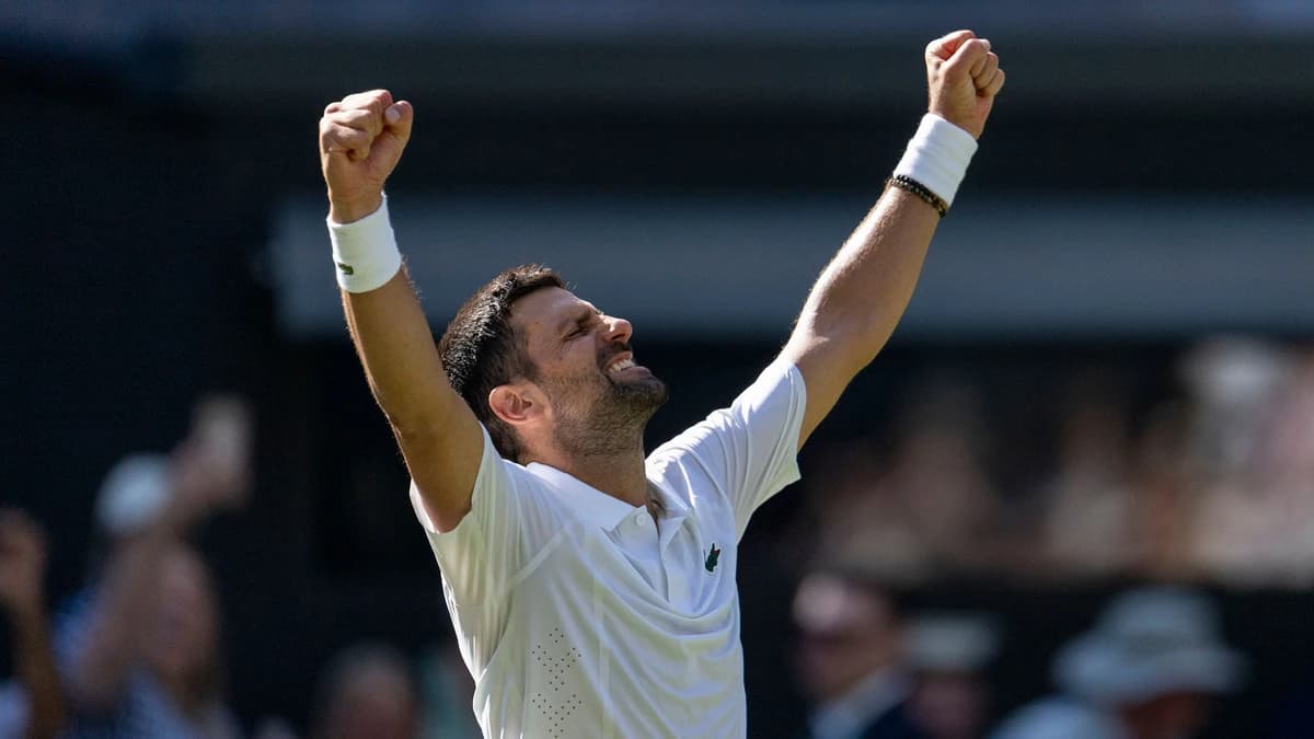 Djokovic into last 16 after holding off Rinderknech