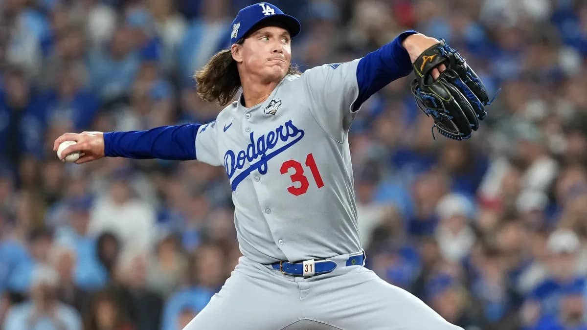 Dodgers announce exciting Tyler Glasnow news for Braves matchup