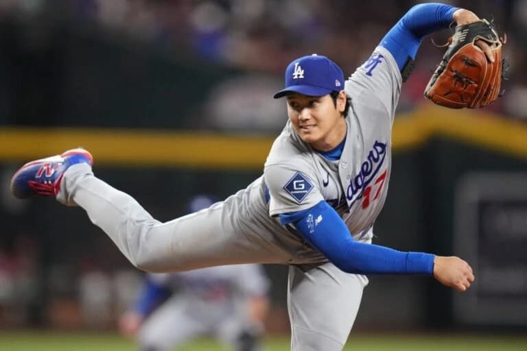 Dodgers Rout Diamondbacks 7-0 Behind Ohtani Shutout