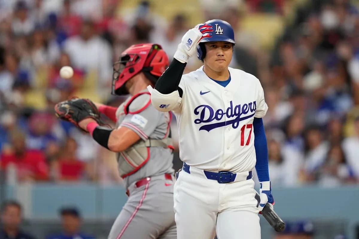 Dodgers sit Shohei Ohtani to 'build him up slowly' after 2-strikeout return