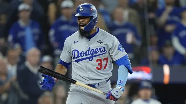 Dodgers' Teoscar Hernandez exits victory over Rockies with concerning injury