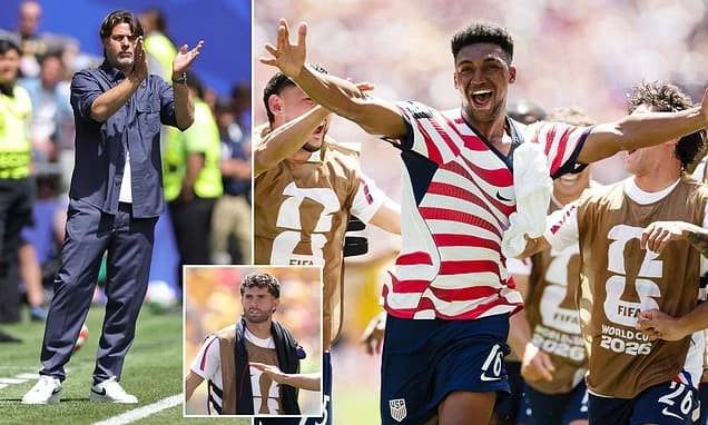 Dominant USA breeze past Australia to seal World Cup knockout spot... as Seattle goes wild and fans