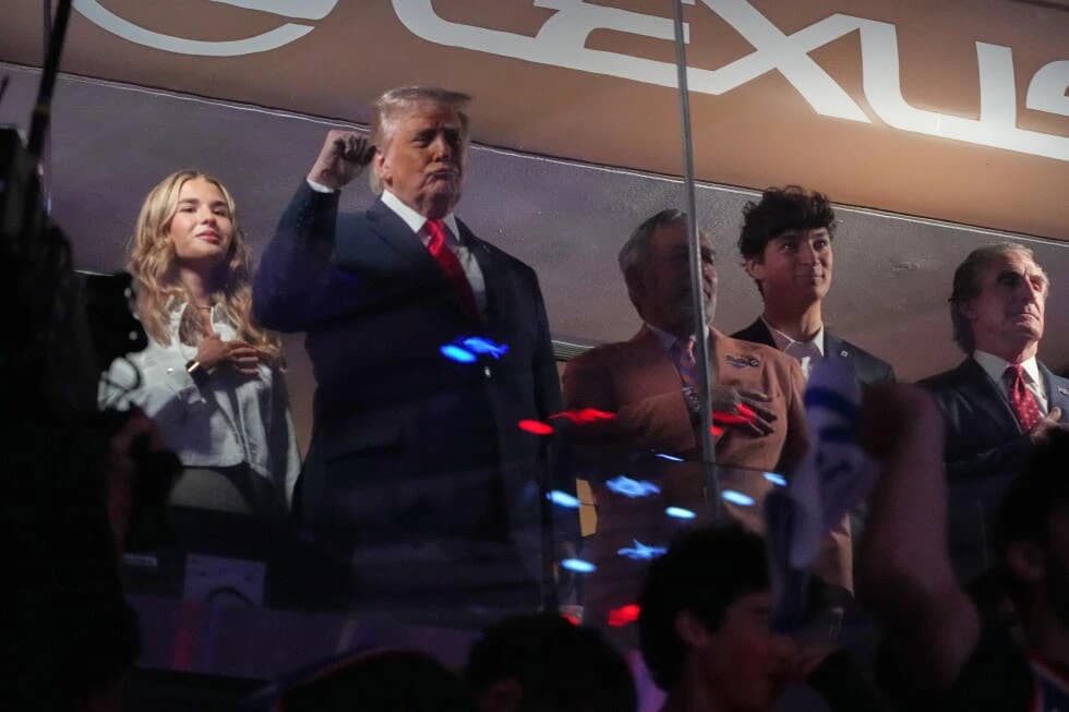 Donald Trump booed by the crowd during the anthem prior to Game 3 of the NBA Finals