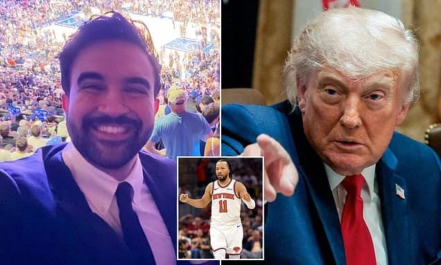 Donald Trump to attend Game 3 of Knicks' NBA Finals in New York with Zohran Mamdani also set to be a