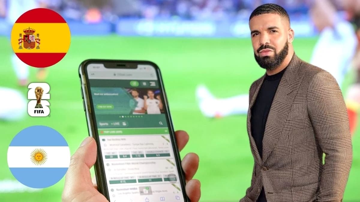 Drake a riscat 1,5 milioane de dolari pe finala Spania – Argentina! Poate încasa o avere dacă îi ies
