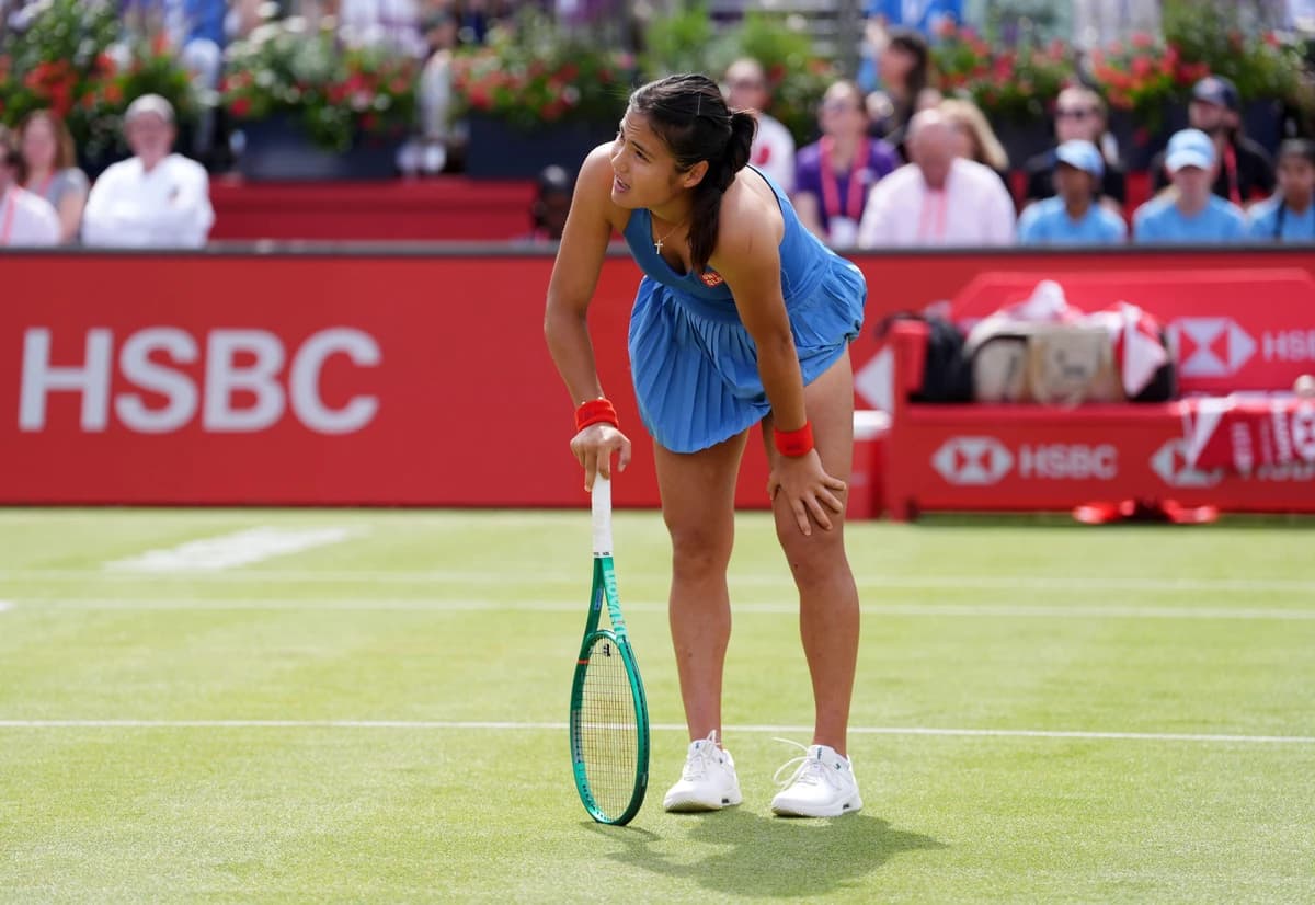 Dramatic! Emma Răducanu a pierdut finala WTA Queen's Club