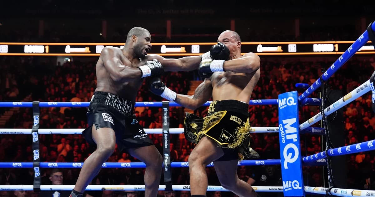 Dubois retains WBO heavyweight title with brutal second-round stoppage of Wardley