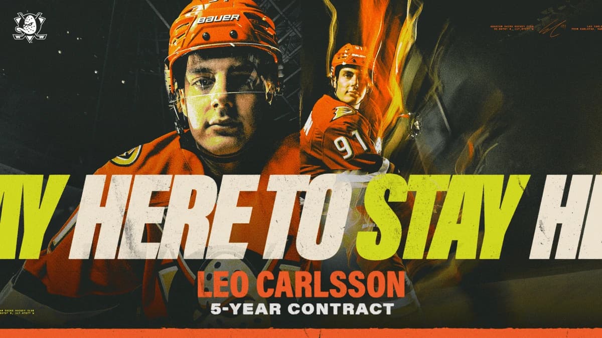 Ducks Match Five-Year Offer Sheet for Carlsson