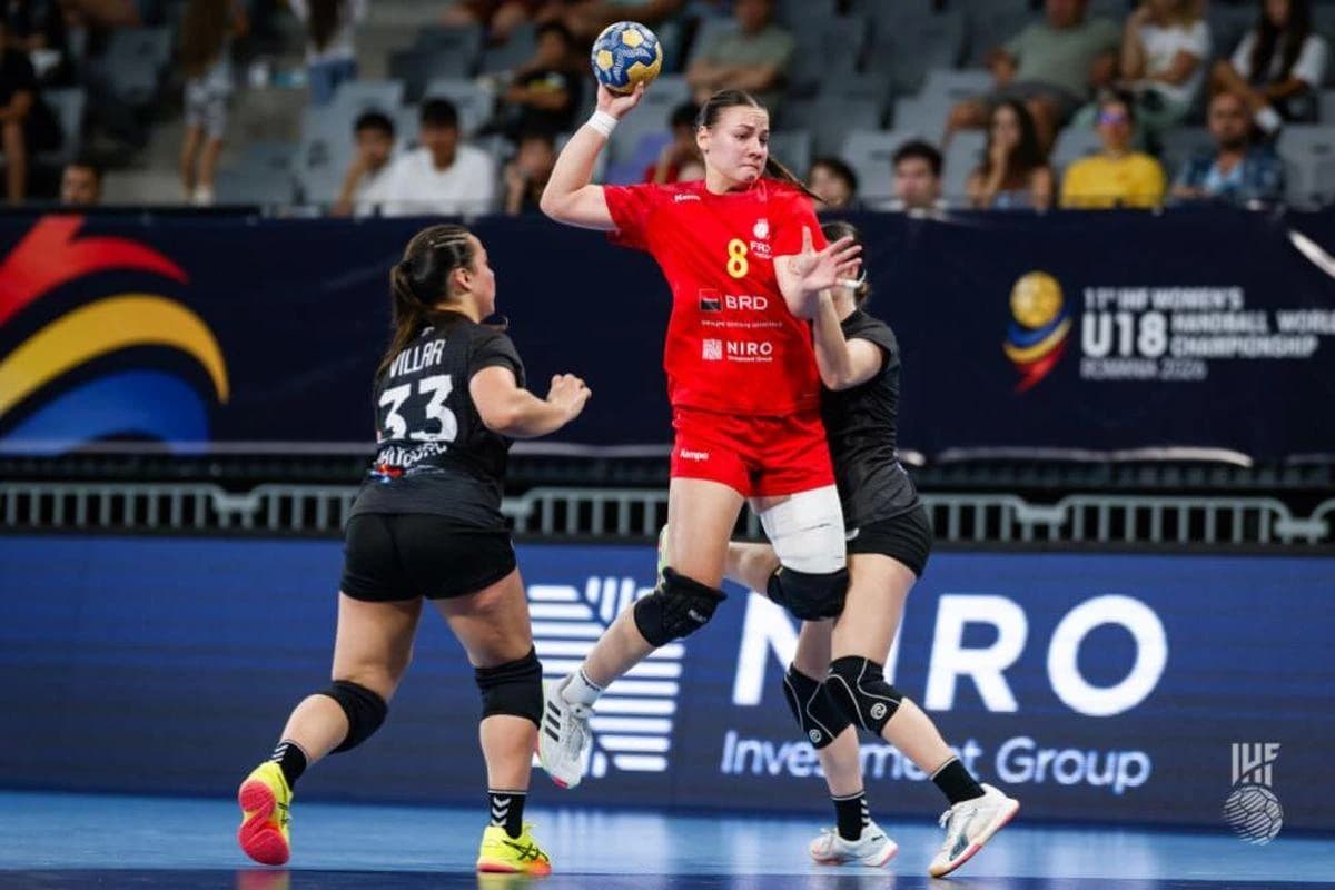 Duș rece pentru naționala feminină de handbal la Campionatul Mondial U18 în ultimul meci al grupei p