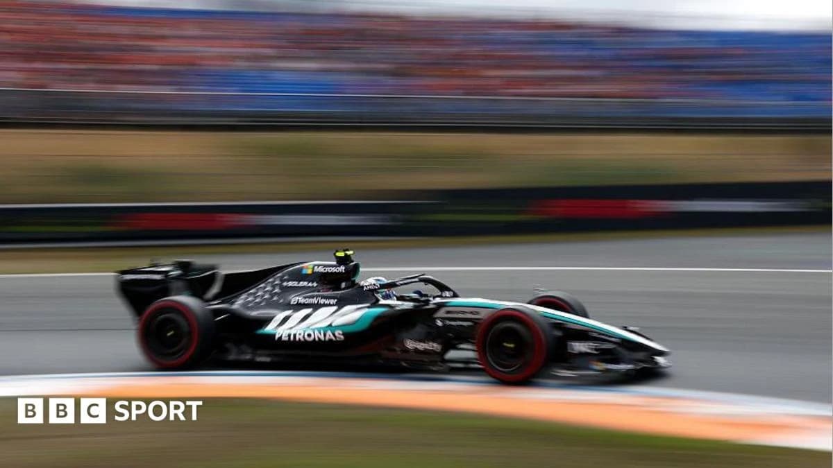 Dutch Grand Prix: Kim Antonelli leads McLaren's Lando Norris in first practice