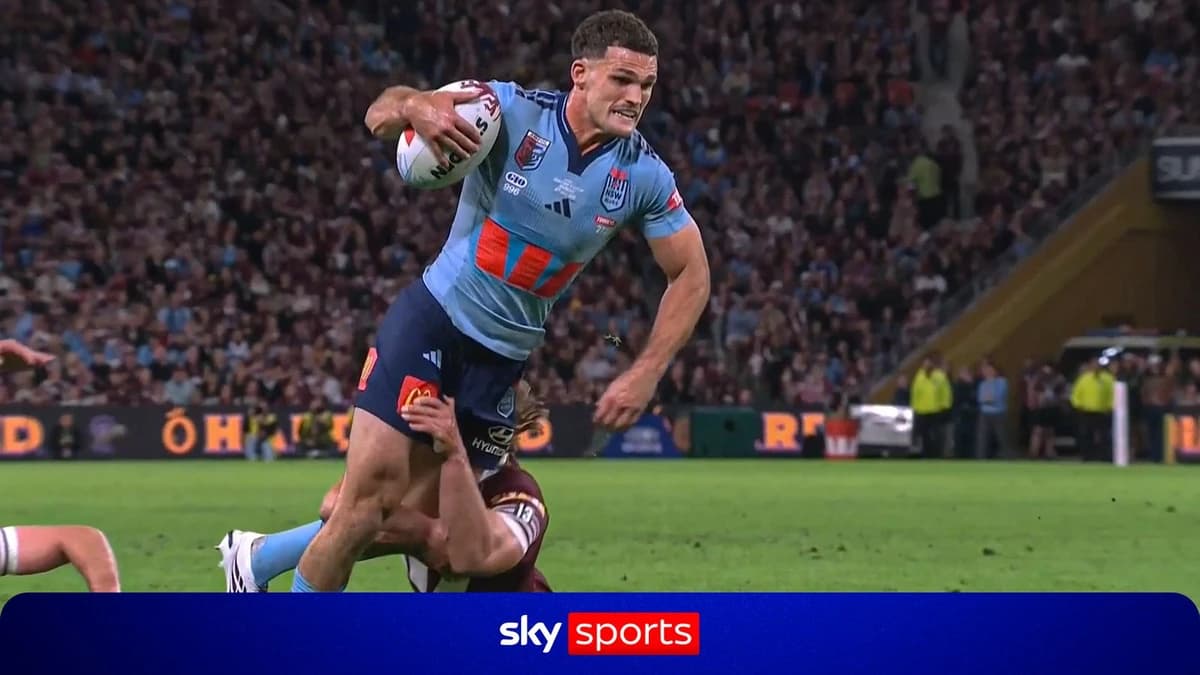 Early Nathan Cleary double stuns Queensland in State of Origin game!
