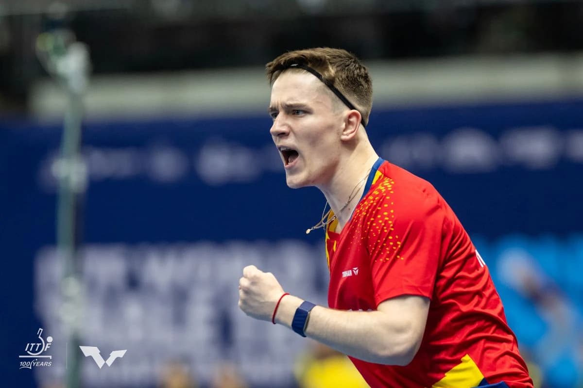 Echipa masculină de tenis de masă a României, două victorii în prima fază a Campionatului Mondial de