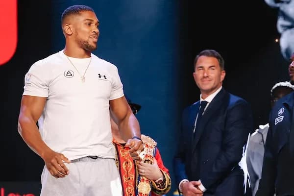 Eddie Hearn reveals extent of Anthony Joshua's pay cut for fighting Tyson Fury in UK