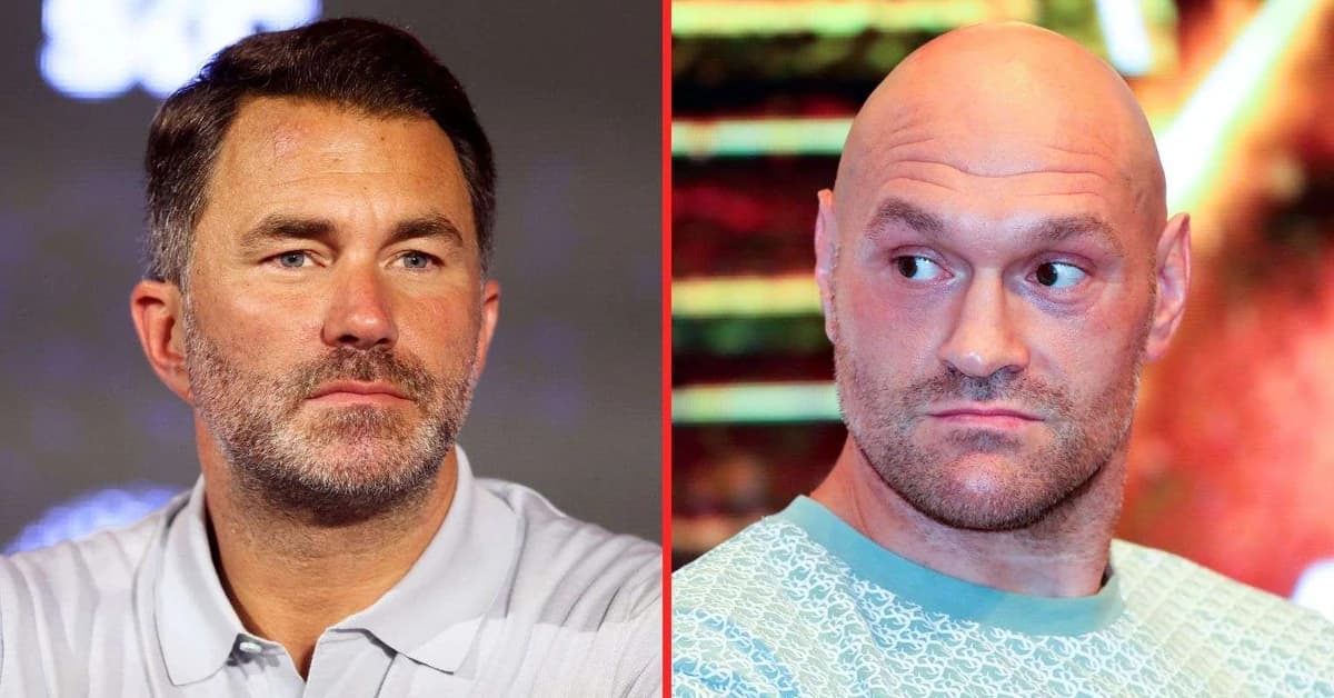 Eddie Hearn says Tyson Fury’s latest update on Anthony Joshua fight is ‘absolutely’ untrue