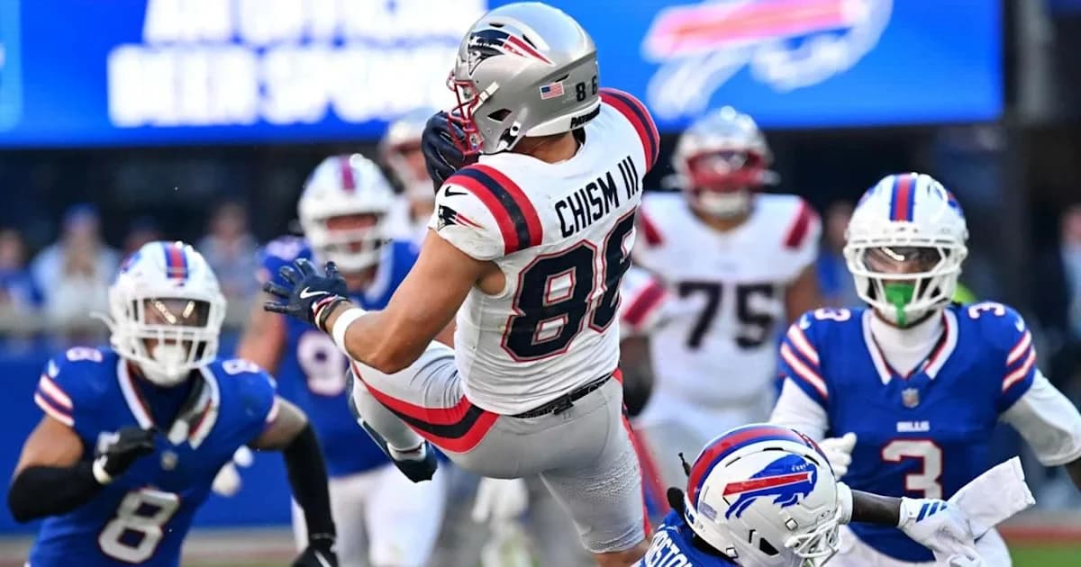 Efton Chism III’s Catch of the Year submission helps Drake Maye, Patriots get mojo back in shocking