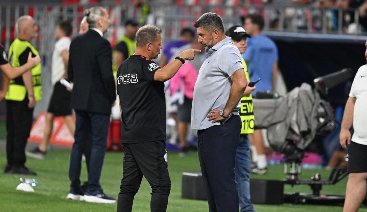 Eliminare din tabăra roş-albaştrilor, la meciul FCSB – Auda! A făcut o criză de nervi şi arbitrul i-