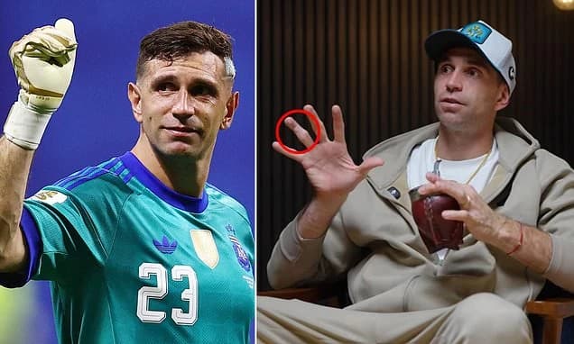 Emiliano Martinez reveals his finger 'won't ever return' to normal after injury left him playing lik