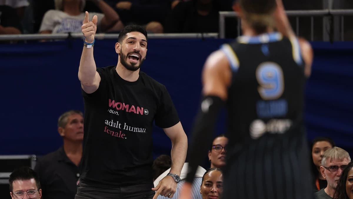 Enes Kanter Freedom ejected from courtside seat at WNBA game after altercation with Sky guard Natash
