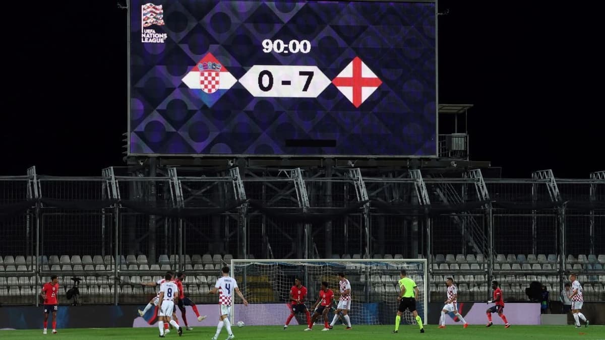 England thrash Croatia to put World Cup heartbreak firmly behind them