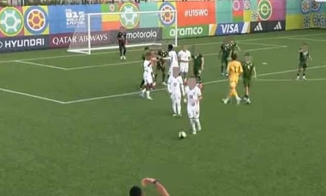 England Under 15s WALK OFF during World Cup clash with Ireland after star accused rival of calling h
