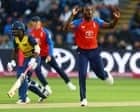 England v Sri Lanka: second men’s cricket T20 international – live