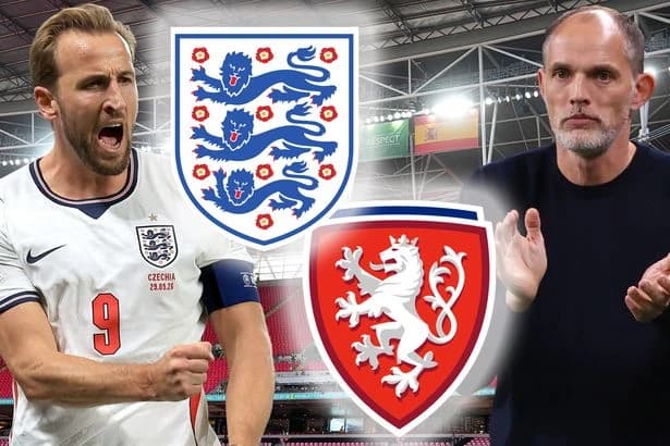 England vs Czech Republic LIVE: Team news latest as Harry Kane set to make history